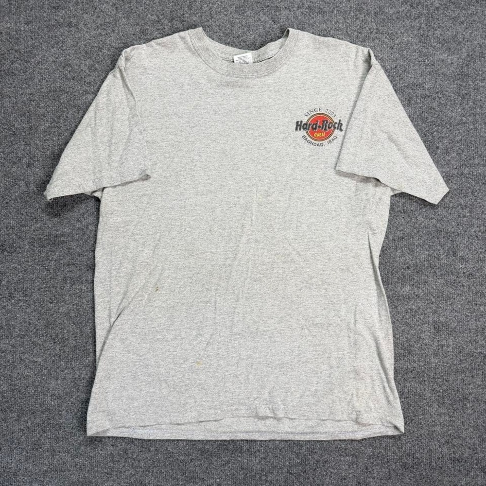 Hard Rock Cafe Iraq t shirt size men's large